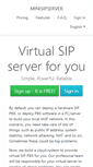 Mobile Screenshot of minisipserver.com